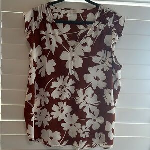 LOFT Floral Blouse